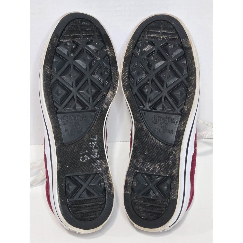 Converse Chuck Taylor All Star Low Top Sneakers | Women's Size 7 | Red White - Picture 8 of 8